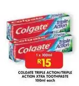 Shoprite Colgate - triple action/triple action xtra toothpaste offer