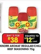 Shoprite Knorr - knorr aromat regular/chilli beef seasoning offer