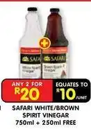 Shoprite White/brown spirit vinegar offer