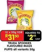 Shoprite Flavoured maize puffs offer