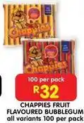 Shoprite Fruit flavoured bubblegum offer