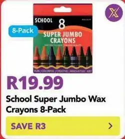 Shoprite Jumbo - super crayons offer