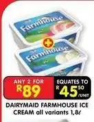 Shoprite Dairymaid - dairymaid farmhouse ice cream offer