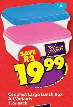 Shoprite Large lunch box offer