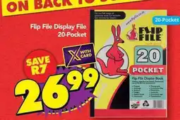 Shoprite Flip file display file 20-pocket offer