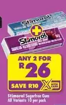 Shoprite Stimorol - sugarfree gum offer