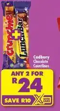 Shoprite Cadbury - crunchie + lunchbar offer