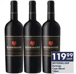 President Hyper BEYERSKLOOF Synergy Cape Blend offer