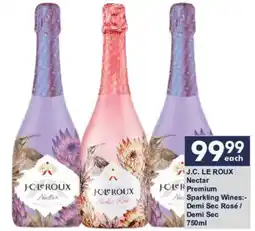President Hyper J.C. LE ROUX Nectar Premium Sparkling Wines offer