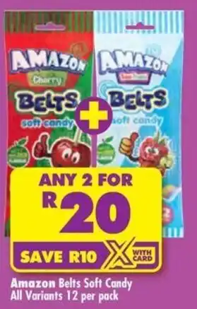 Amazon Belts Soft Candy