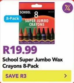 Shoprite School Super Jumbo Wax Crayons offer