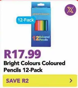 Shoprite Bright Colours Coloured Pencils offer