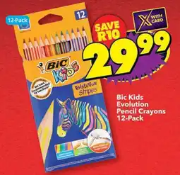 Shoprite Bic Kids Evolution Pencil Crayons offer