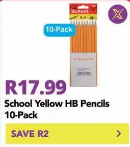 Shoprite School Yellow HB Pencils offer