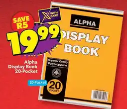 Shoprite Alpha Display Book offer