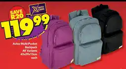 Shoprite Aviva Multi-Pocket Backpack offer