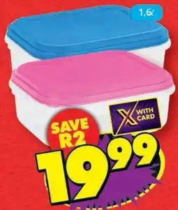 Shoprite Tupperware containers Assorted offer