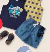 PEP 2-packs from 0 - 24 months (boys vests & shorts) offer