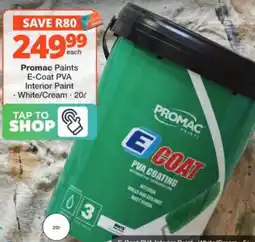 Checkers Hyper Promac Paints E-Coat PVA Interior Paint White/Cream offer