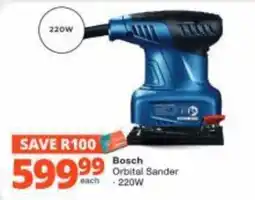 Checkers Hyper Bosch Orbital Sander offer