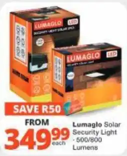 Checkers Hyper Lumaglo Solar Security Light offer