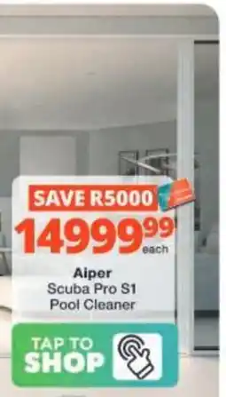Checkers Hyper Aiper Scuba Pro S1 Pool Cleaner offer