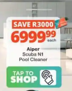 Checkers Hyper Aiper Scuba N1 Pool Cleaner offer