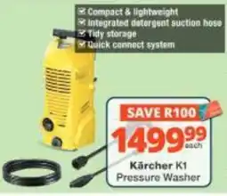 Checkers Hyper Kärcher K1 Pressure Washer offer