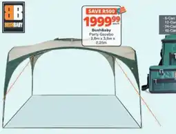Checkers Hyper BushBaby Party Gazebo offer