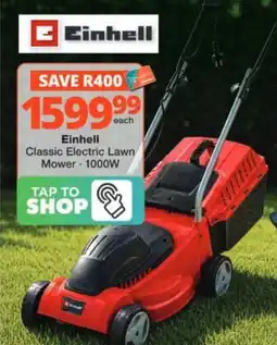 Checkers Hyper Einhell Classic Electric Lawn Mower offer