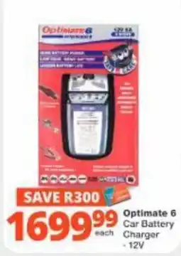 Checkers Hyper Optimate 6 Car Battery Charger offer