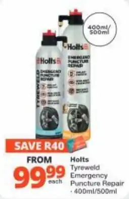 Checkers Hyper Holts Tyreweld Emergency Puncture Repair offer
