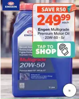 Checkers Hyper Engen Multigrade Premium Motor Oil 20W-50 offer