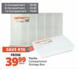 Checkers Hyper Tactix Compartment Storage Box offer
