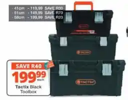 Checkers Hyper Tactix Black Toolbox offer