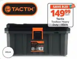 Checkers Hyper Tactix Toolbox Heavy Duty - 40cm offer