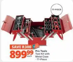 Checkers Hyper Pro Tools Tool Kit with Metal Case offer