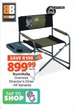 Checkers Hyper BushBaby Oversize Director's Chair offer