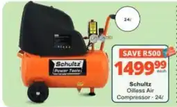 Checkers Hyper Schultz Oilless Air Compressor offer