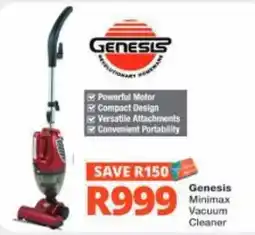 Checkers Hyper Genesis Minimax Vacuum Cleaner offer
