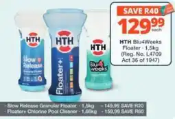 Checkers Hyper HTH Blu4Weeks Floater offer