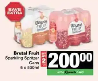 Brutal Fruit Sparkling Spritzer Cans