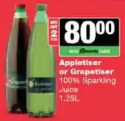 Spar Tops Appletiser or Grapetiser Juice offer