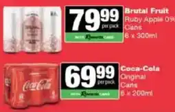 Spar Tops Brutal Fruit Ruby Apple 0% Cans offer