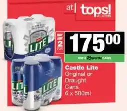 Spar Tops Castle Lite offer