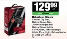 Spar Tops Robertson Winery Smooth Dry Red offer