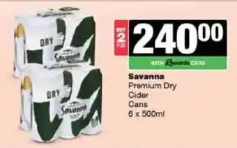 Savanna Premium Dry Cider