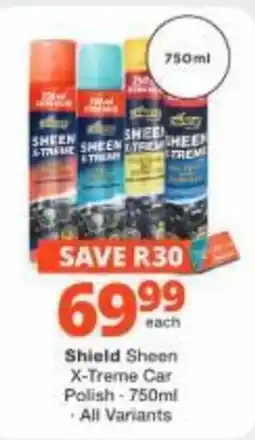Checkers Hyper Shield Sheen X-Treme Car Polish offer