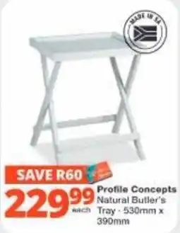 Checkers Hyper Profile Concepts Natural Buller's Tray offer