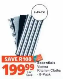 Checkers Hyper Essentials Vienna Kitchen Cloths offer